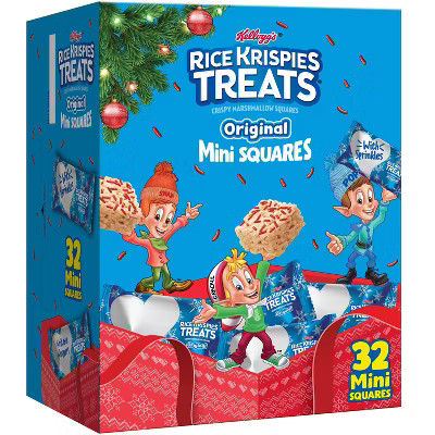 Rice Krispies Treats Christmas Minis with Sprinkles - 12.4oz/32ct | Target