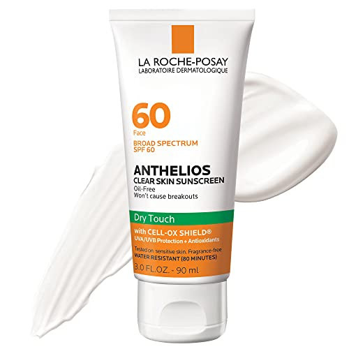 La Roche-Posay Anthelios Clear Skin Oil Free Face Sunscreen, SPF 60 3oz | Amazon (US)