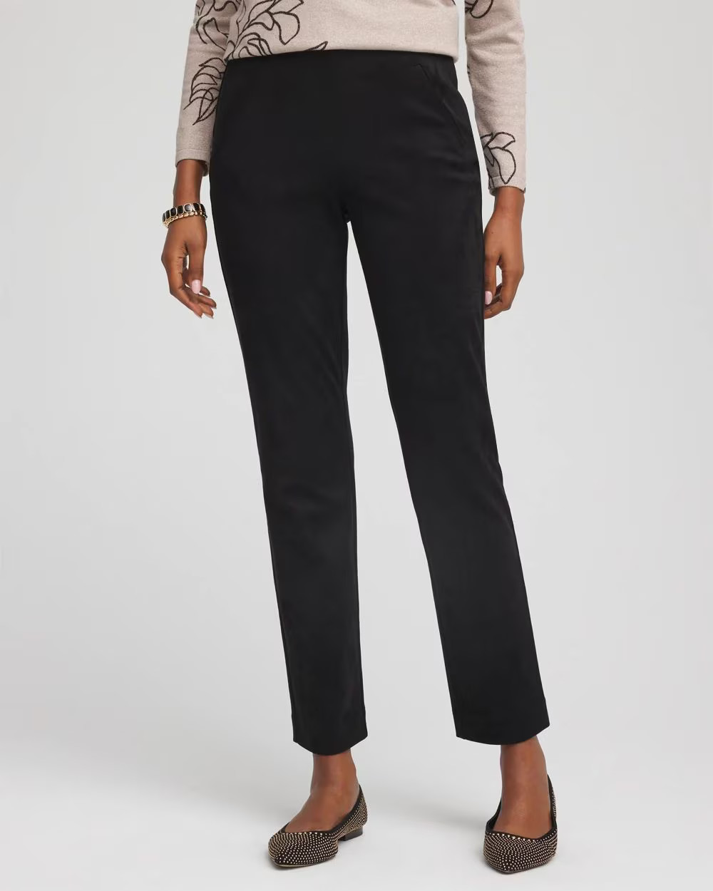 Faux Suede Juliet Slim Ankle Pants | Chico's