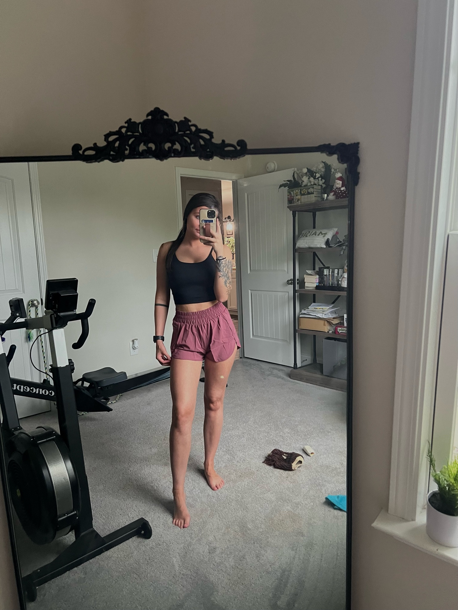 My new favorite workout shorts! All Amazon!! The top can really go with anything I wore it with leggings this week! 

#LTKFind #LTKunder50 #LTKfit