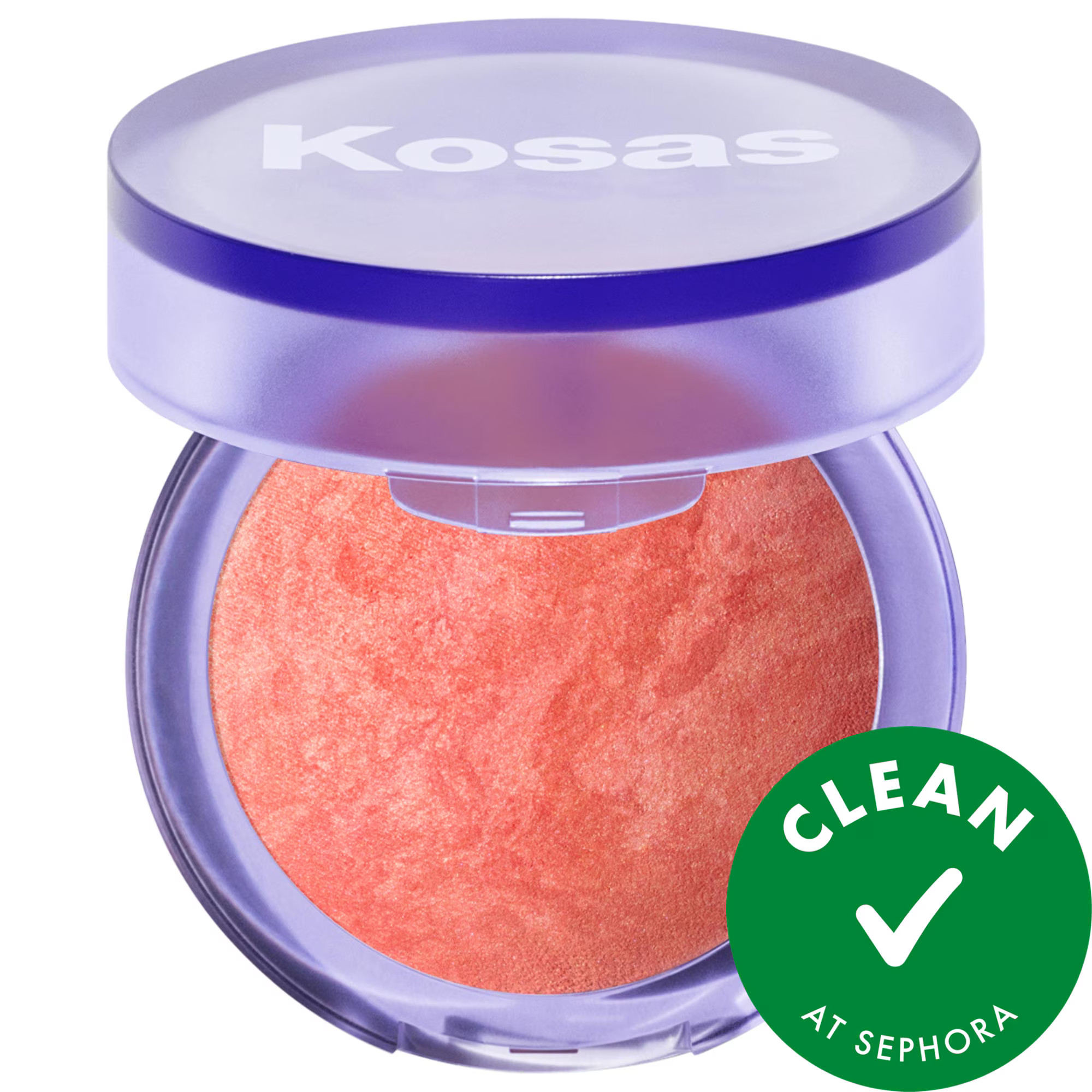 Kosas Blush is Life Baked Talc-Free Dimensional + Brightening Blush Wavelength 0.16 oz/4.5 g | Sephora (US)