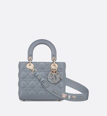 Lady Dior My ABCDior Bag Cloud Blue Cannage Lambskin - Bags - Women's Fashion | DIOR | Dior Beauty (US)