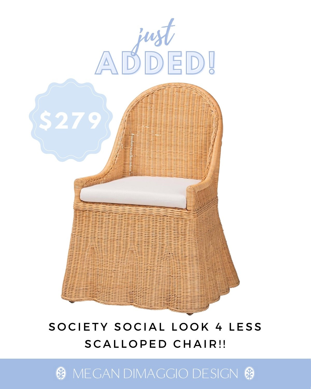 HIGH SELLOUT RISK!! Just added and limited quantities!! Snag this gorgeous rattan scalloped chair for hundreds less than the designer version!! Such a steal at under $300!! Will go so fast!! Perfect for a desk chair, vanity, dining or bedroom chair!! 😍🙌🏻🏃🏼‍♀️

#LTKHome