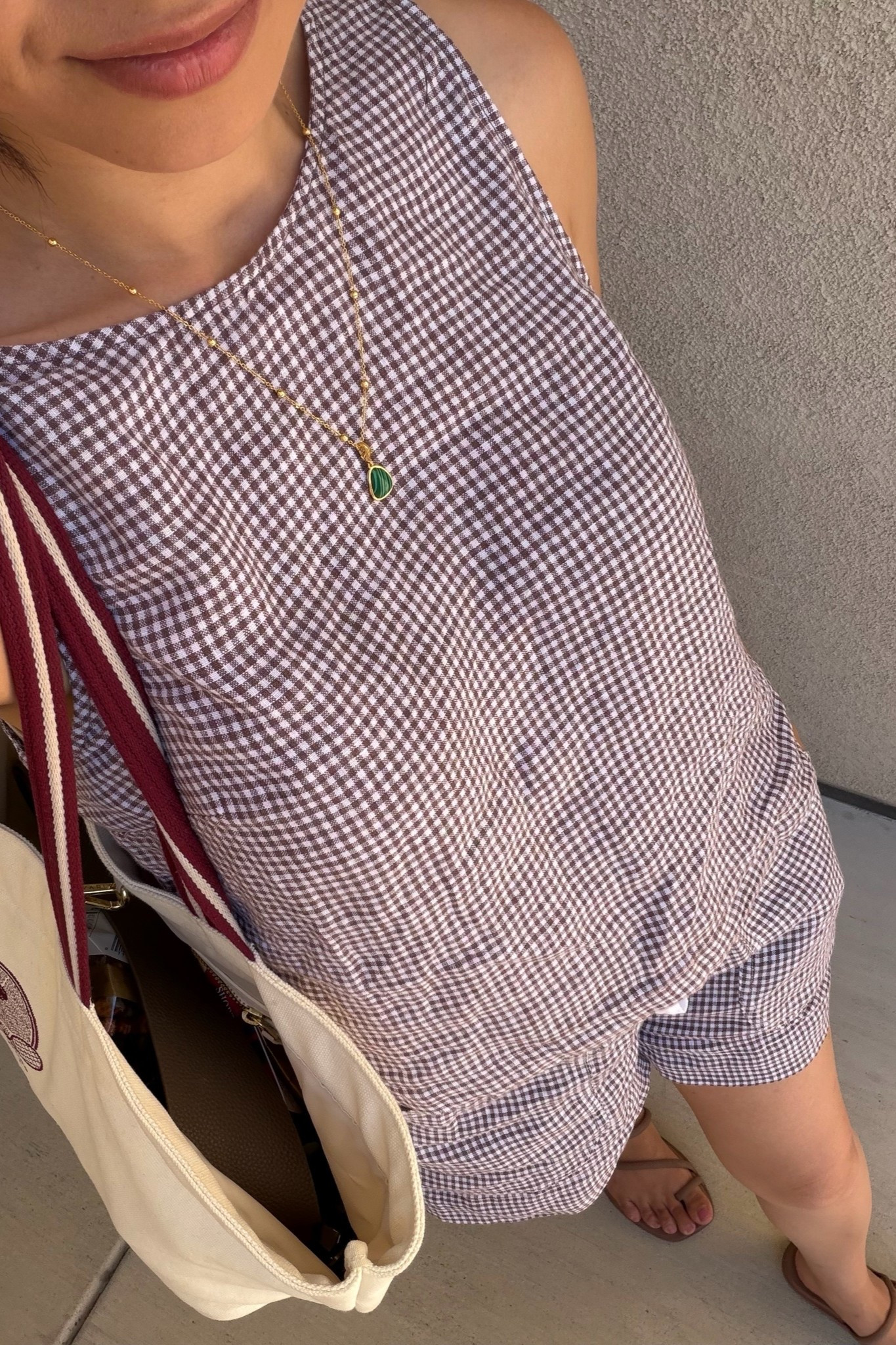 Easy matching linen set under $40 separates 

Tank small
Shorts xs but wish I sized up to small