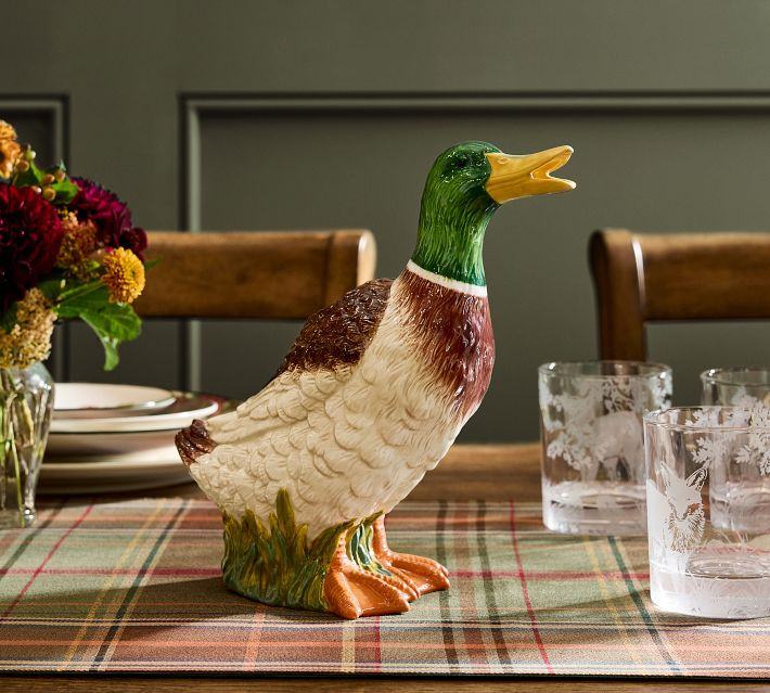 Fantastical Forest Stoneware Duck Pitcher | Pottery Barn (US)