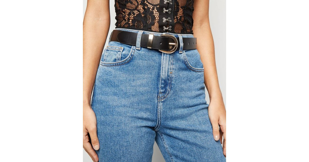 Black Premium Leather Hip Belt
						
						Add to Saved Items
						Remove from Saved Items | New Look (UK)