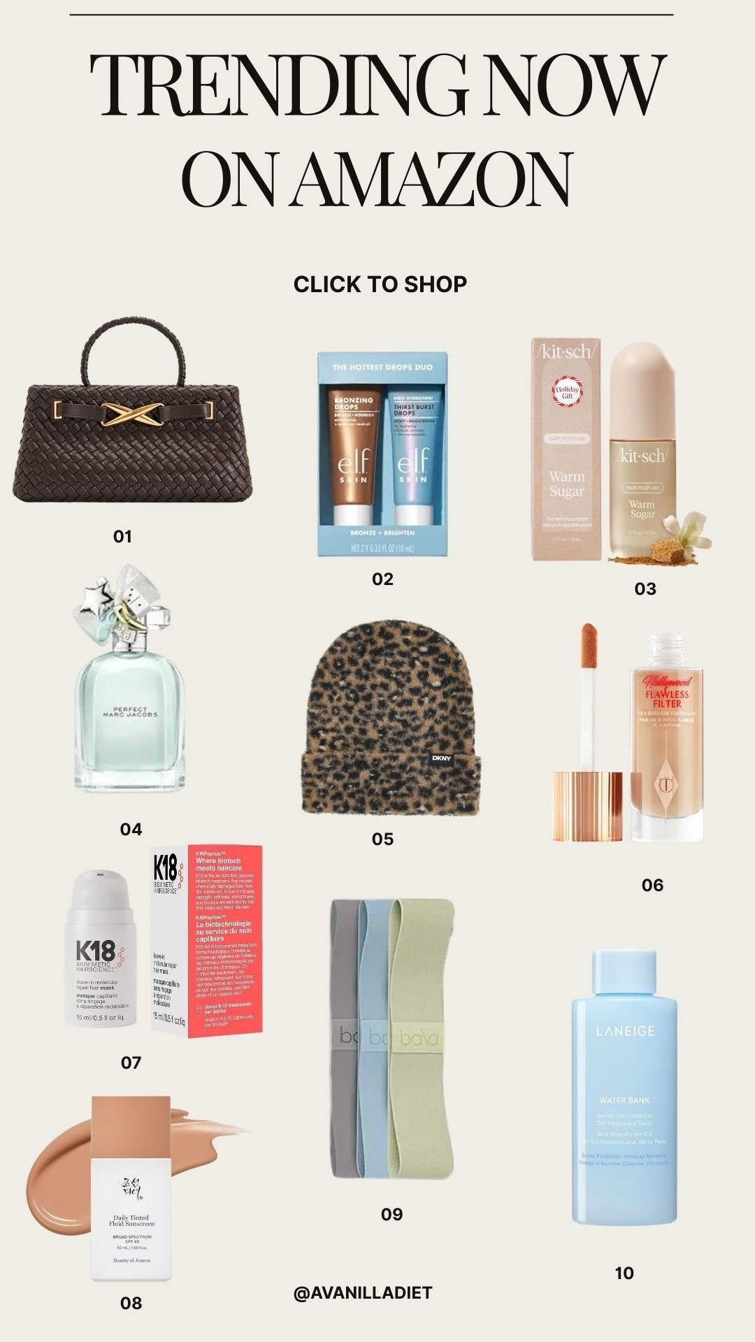 ✨ The Amazon girlies are finding all the good stuff  😍 beauty must-tries, trending accessories, and those viral picks everyone’s talking about. All the finds in one spot 🤍


#amazonfinds #amazontrending #beautyfinds #viralbeauty #amazonmusthaves #accessoryedit #ltkbeauty #ltkfinds #affordablefinds #aestheticfinds


#LTKBeauty #LTKSeasonal #LTKGiftGuide