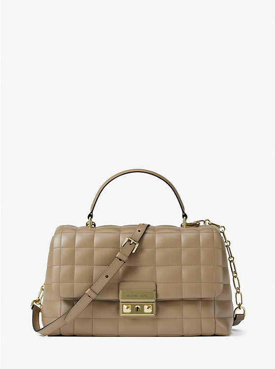 Tribeca Medium Quilted Leather Satchel | Michael Kors US