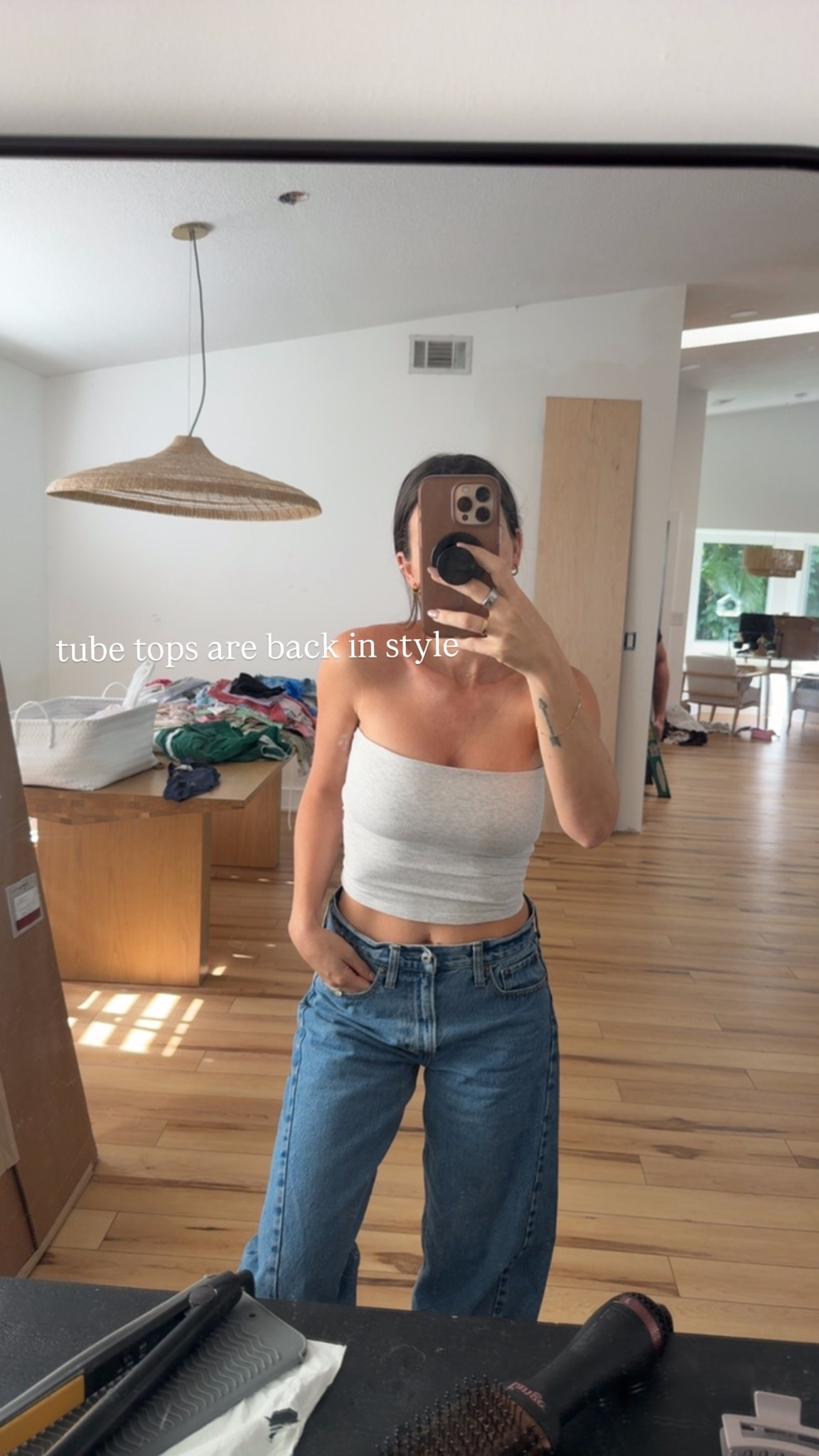 Tube tops are officially back in style, and I’m here for it. 🤍 Paired with my favorite relaxed denim for the easiest throw-on outfit that still feels put together. Would you wear this trend again? #TubeTopStyle #CasualOOTD #LTKstyle #LTKfashion #LTKfit #BackInStyle #EverydayStyle #WardrobeStaples #EffortlessOutfits #MinimalStyle #LTKunder50 #StyleInspo

#LTKStyleTip #LTKPlusSize #LTKSaleAlert