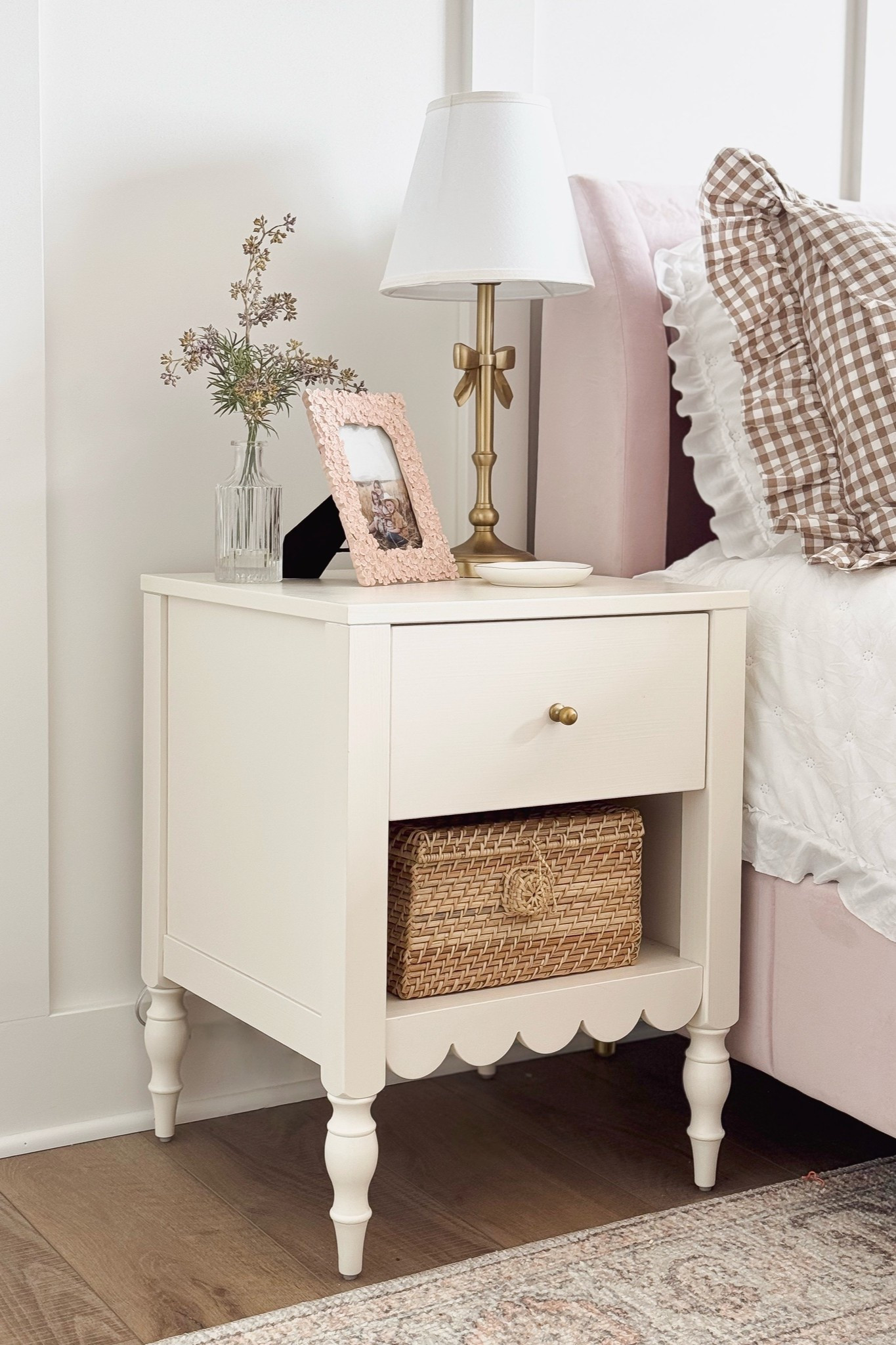 The perfect "grow with me" nightstand for any little girls room!

Home, home decor, home finds, home accents, nightstand, bedside table, pink bedroom, table lamp, pink frame, bedroom inspo

#LTKmomlife #LTKHome #LTKKids