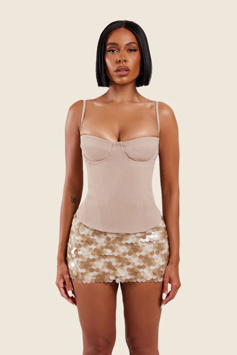 The Everly Corset in Stone | Mars The Label