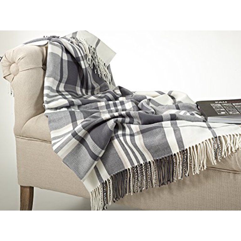 Plaid Design Throw Blanket in Soft Hues | Walmart (US)