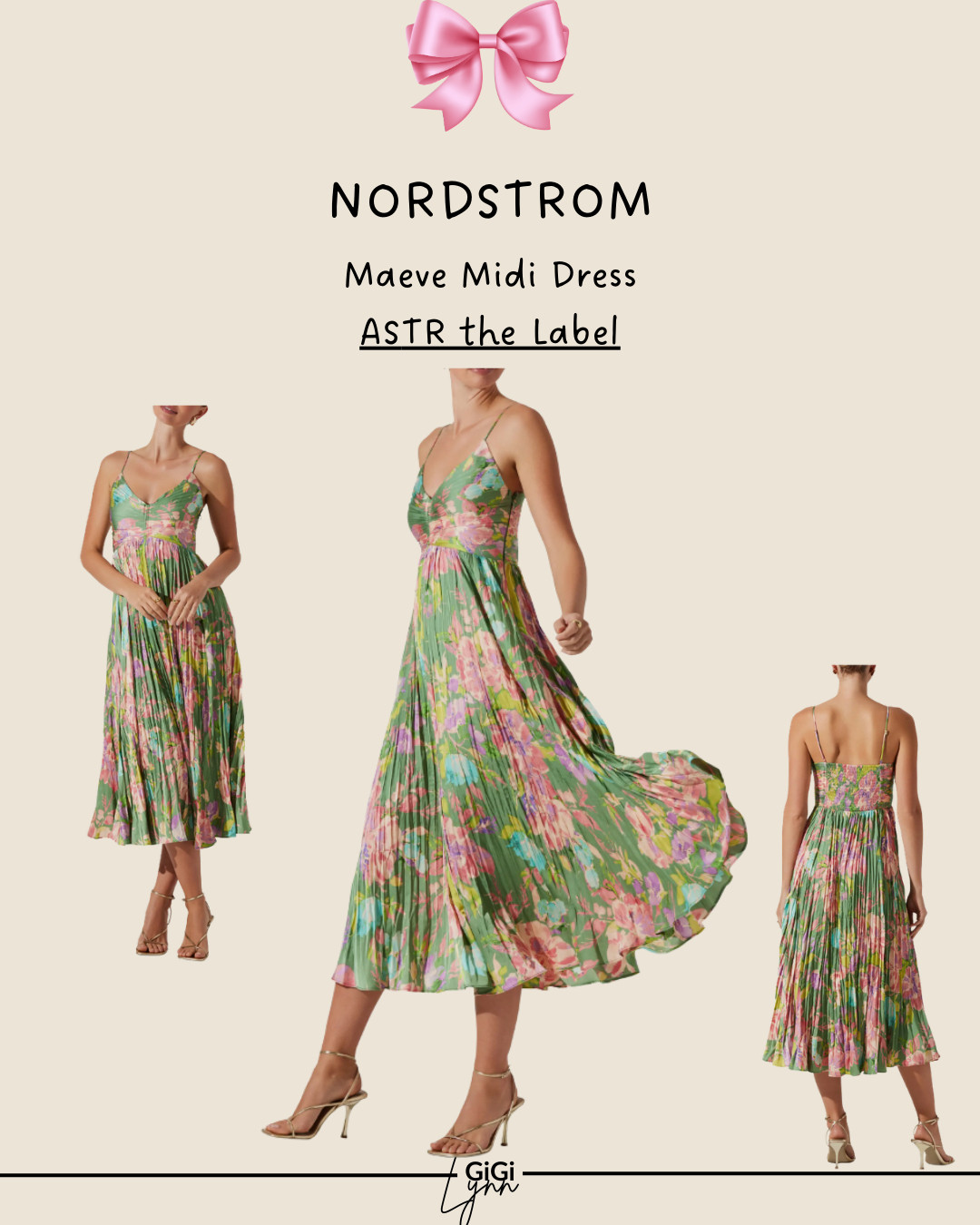 The Maeve Midi Dress in Green Pink Floral by ASTR the Label is the perfect mix of romantic charm and modern elegance. Featuring a flattering midi-length silhouette and a soft green and pink floral print, this women’s floral midi dress feels feminine, polished, and effortlessly wearable.

Designed to enhance your shape while remaining comfortable, this floral occasion dress is ideal for weddings, bridal showers, baby showers, garden parties, date nights, and spring or summer events. The lightweight fabric and flowy fit create beautiful movement, making it a standout for both special occasions and elevated everyday wear.

Style it with heels for wedding guest vibes or keep it softer with sandals or wedges for a romantic daytime look. If you’re searching for a green floral midi dress that’s flattering, elegant, and on-trend, this ASTR favorite is a must-have.

✨ Soft florals, flattering fit, timeless sophistication.

#LTKFinds #ASTRtheLabel #FloralMidiDress #WeddingGuestStyle #SpringFashion #FeminineStyle #OccasionDress #LTKStyle

 

 #LTKootd #LTKTravel #LTKWedding