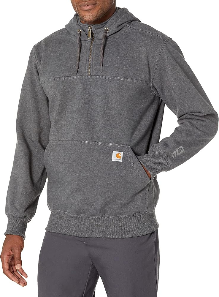 Carhartt mens Rain Defender Loose Fit Heavyweight Quarter-zip Sweatshirt | Amazon (US)