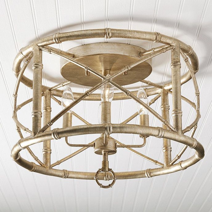 Bamboo Ceiling Mount Light Fixture | Ballard Designs, Inc.