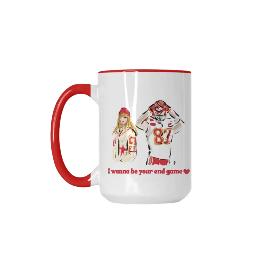 Taylor & Travis End Game Mug | Pink Antlers