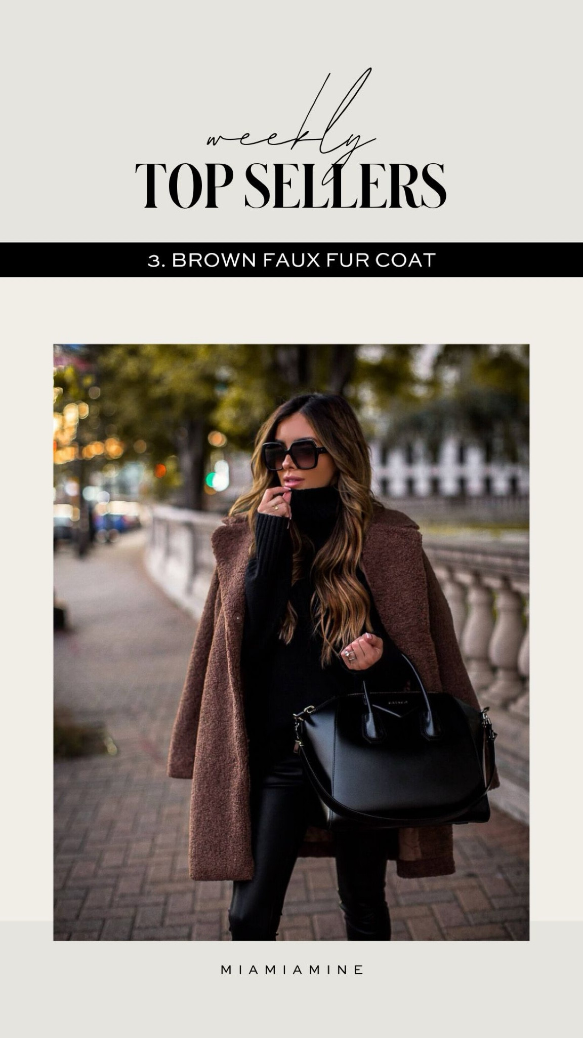 This week’s best seller on #miamiamine
Revolve Brown faux fur coat

#LTKstyletip #LTKSeasonal #LTKHoliday