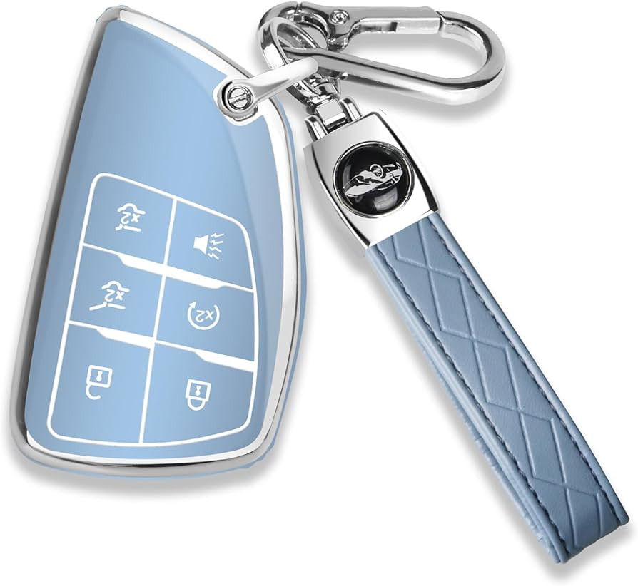 QBUC for Chevy Key Fob Cover with Keychain Soft TPU Protection Case Compatible with 2021-2025 Che... | Amazon (US)