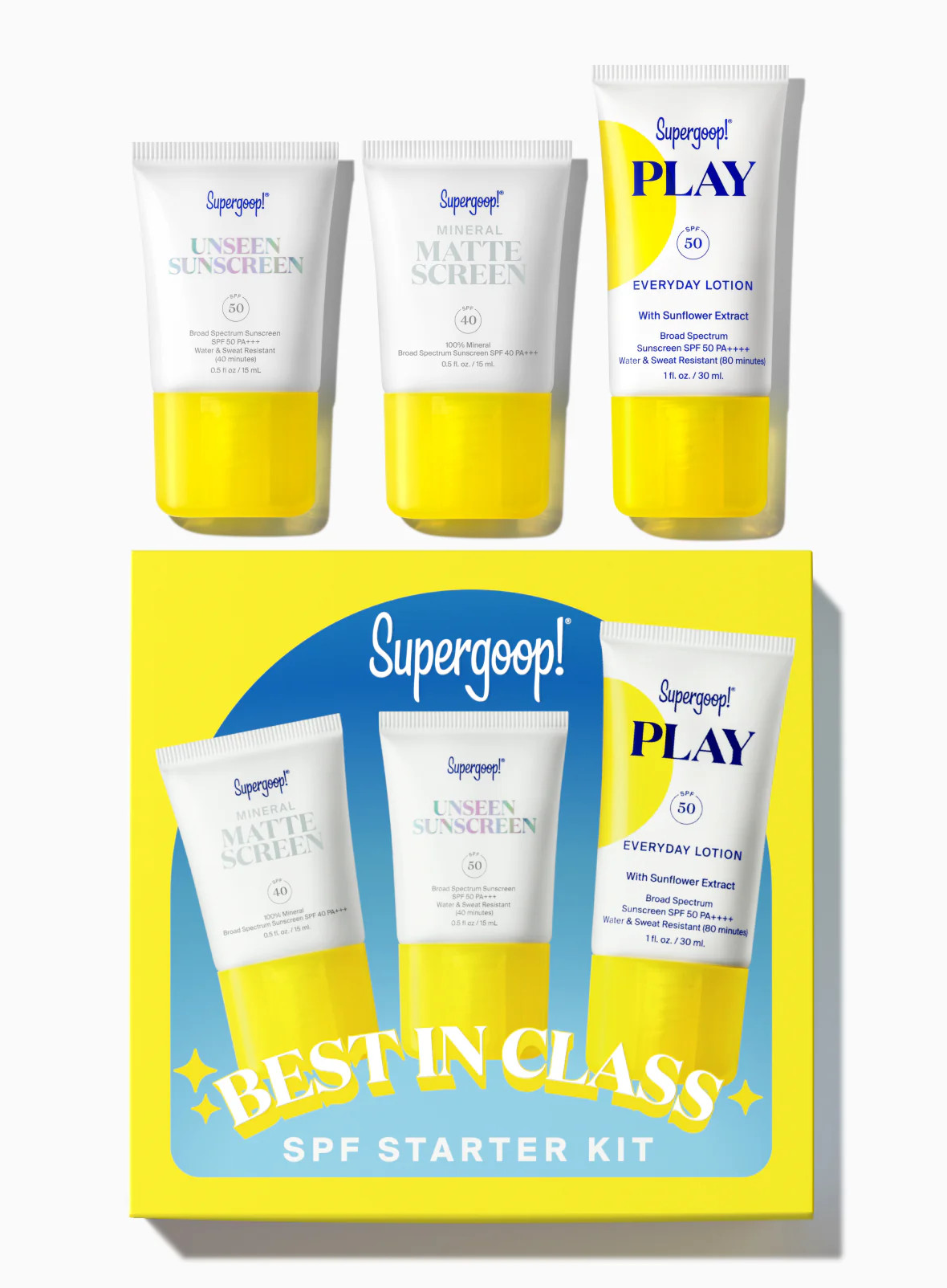 Best in Class SPF Starter Kit | Supergoop