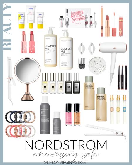 My top beauty picks from the 2023 Nordstrom Anniversary Sale! Includes my favorite lip line, silk scrunchies, dry shampoo, T3 blow dryer, curling wand and flat kit, the best brow fill, olaplex shampoo and condition and more! See all my top picks here: https://lifeonvirginiastreet.com/2023-nordstrom-anniversary-sale-picks/.
.
#LTKstyletip #LTKunder50 #LTKunder100 #LTKxnsale  #ltkseasonal #LTKhome #LTKsalealert #ltkbeauty #ltkfind

#LTKunder50 #LTKsalealert #LTKxNSale