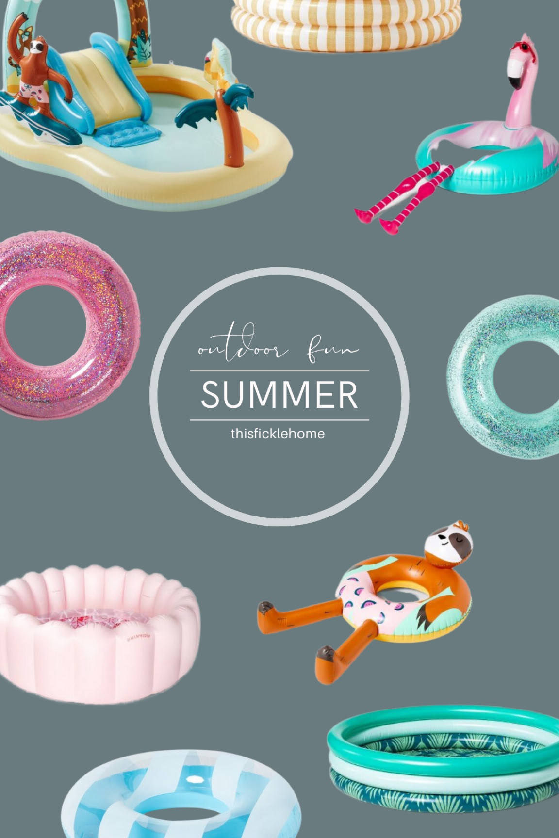 Inflatable kids pool, inflatable pool floats, inflatable pool toys, summer fun, swim tube.

#LTKsalealert #LTKkids #LTKSeasonal