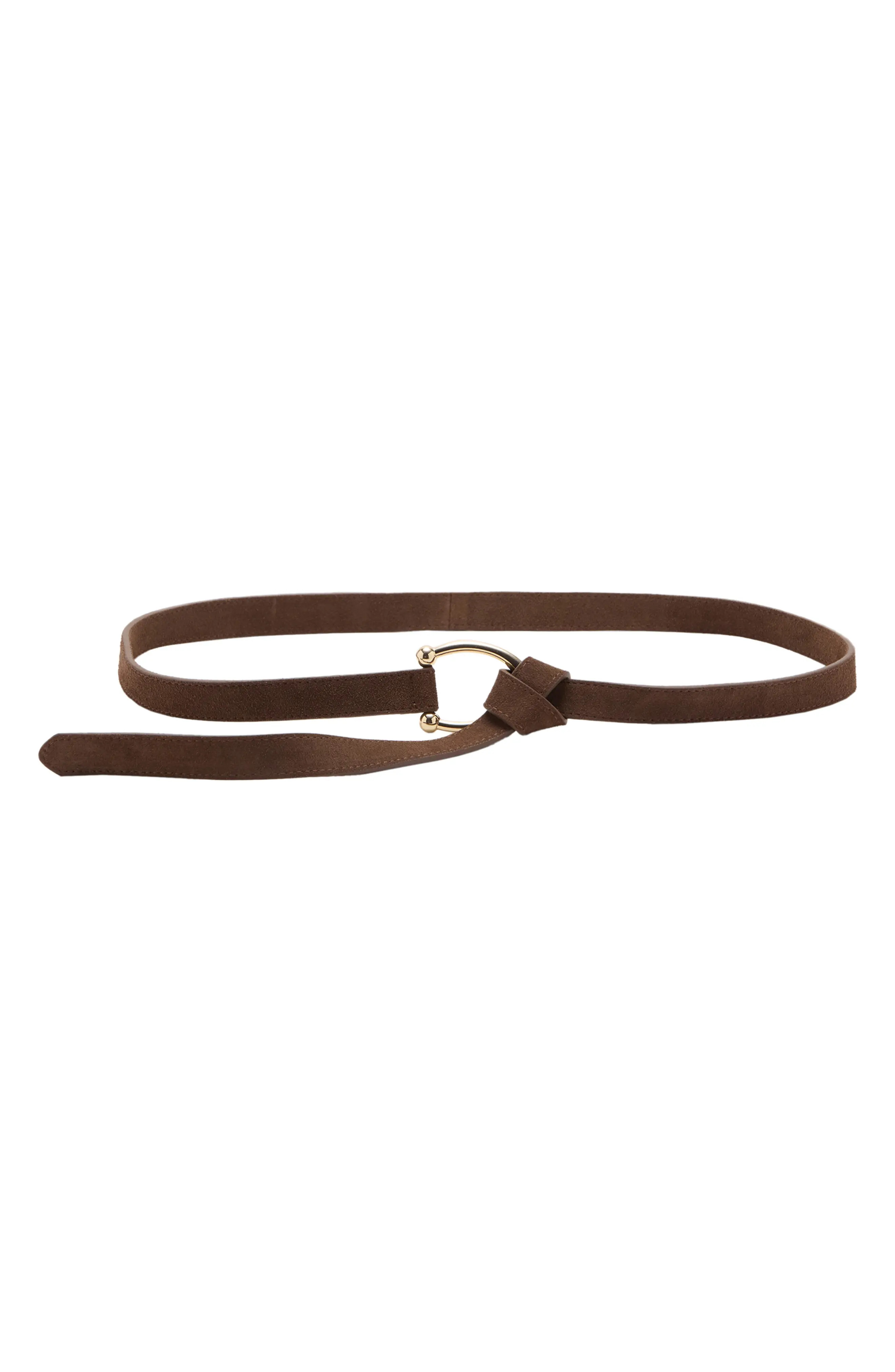 MANGO Skinny Suede Belt (Women) | Nordstrom | Nordstrom