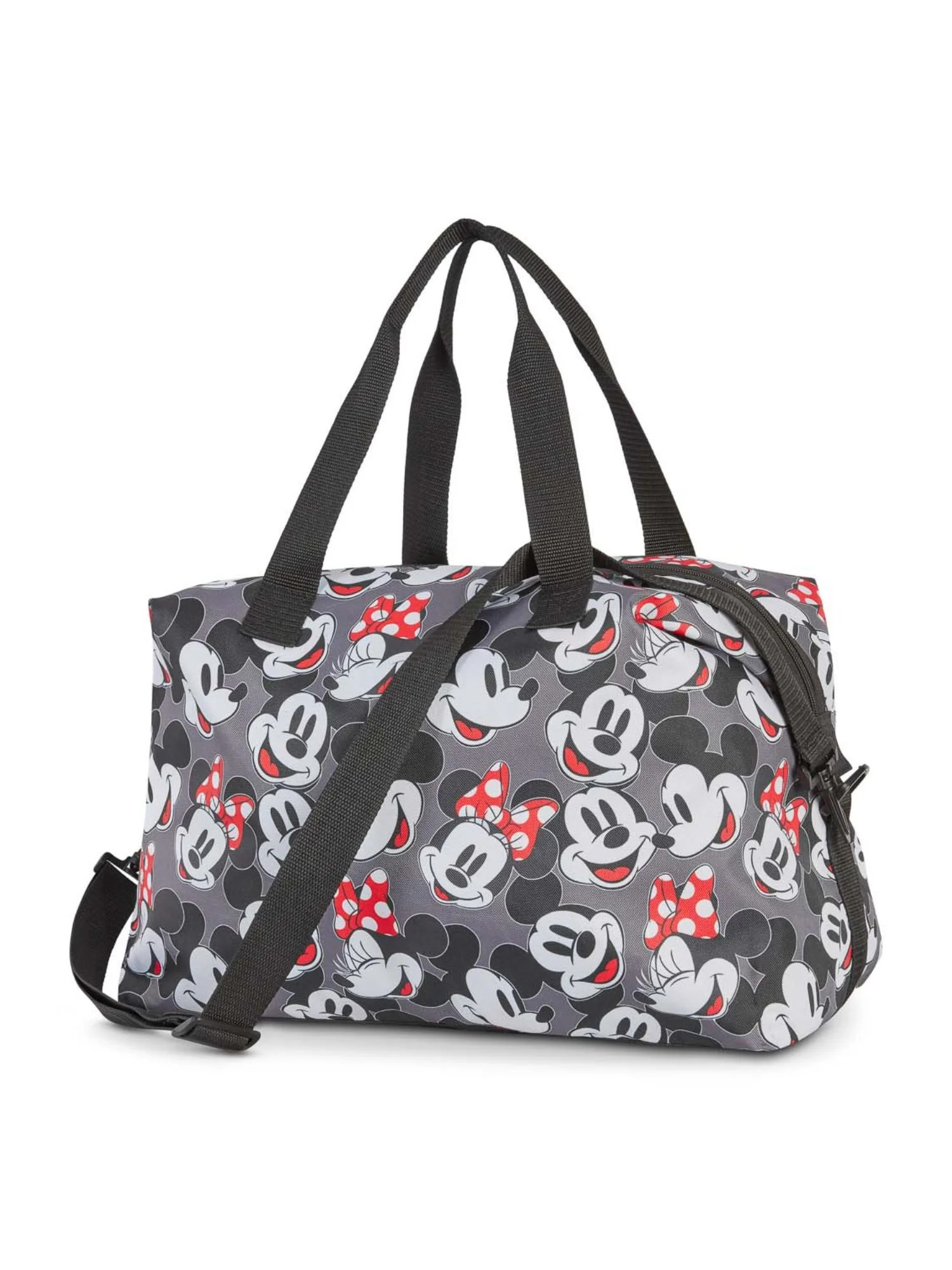 Disney Mickey & Minnie Mouse Duffel Bag Travel Weekender Carry-On Large | Walmart (US)