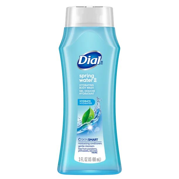 Dial Body Wash, Spring Water, 3 fl oz | Walmart (US)