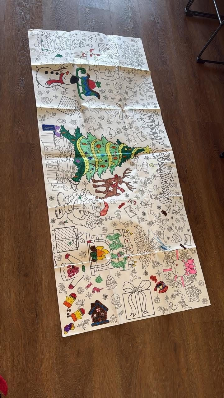 Christmas kids activity that will keep them busy for so long! Our shelf on the elf brought this for them last year and we are excited to use it again this year. This coloring station is great for a table or even on the floor. Get all of those creative juices flowing during Christmas break with your kids.

#LTKKids #LTKHoliday #LTKGiftGuide