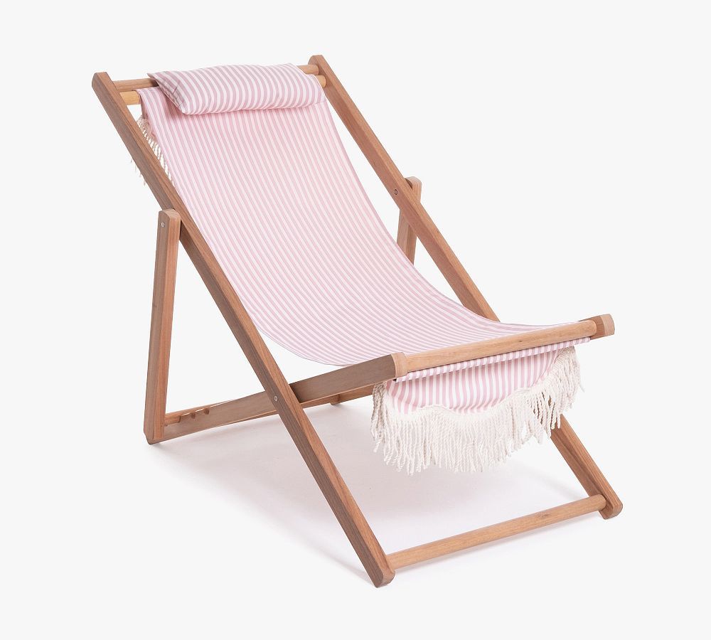 St. Tropez Sling Outdoor Lounge Chair | Pottery Barn (US)