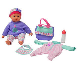 Dream Collection 14 inch Baby Doll Gift Set | QVC