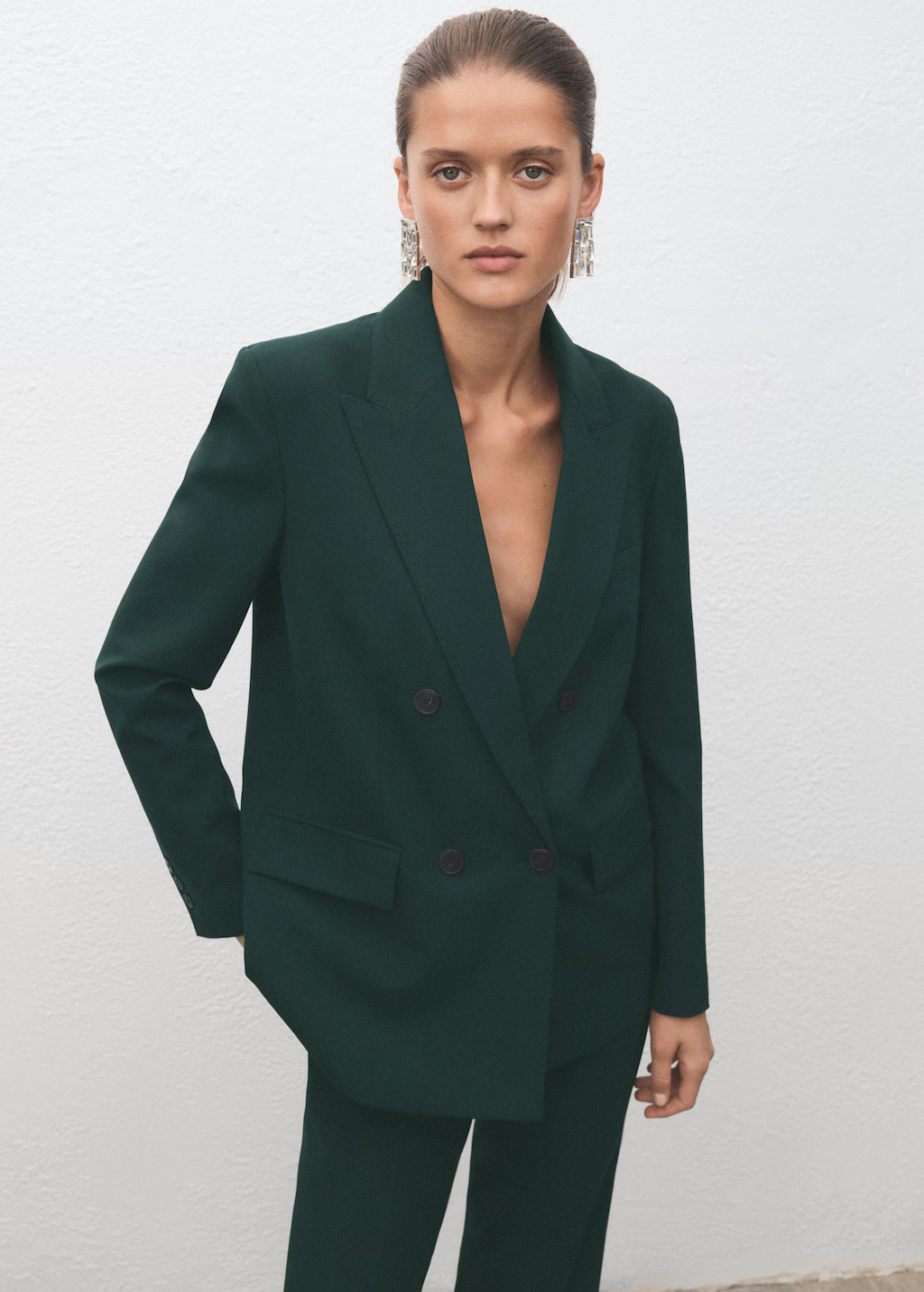 Double-breasted suit blazer | Mango (US/MX/AU)