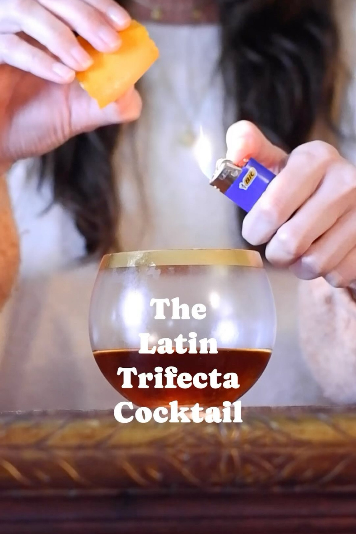 This super savory and delicious cocktail from Seattle bartender Jamie Boudreau brings together ingredients from Spain, Italy and Mexico - sherry, Cynar, and tequila. This booze-forward cocktail is truly delicious. It was the perfect cocktail to test out my Tepotzli mixing glass my sister got me for Christmas. It is so gorgeous I can barely stand to use it! 

What are you drinking on the first day of spring?

Latin Trifecta

- 1 ounce tequila
- 1 ounce Cynar
- 1/2 ounce dry sherry (oloroso)
- 3 dashes orange bitters

Add all ingredients to a mixing glass, Add ice and stir until chilled. Strain into a chilled coupe or cocktail glass. Garnish with a flamed orange twist.

Cocktail recipes, stirred cocktails, tequila cocktails, cynar recipes, sherry cocktails