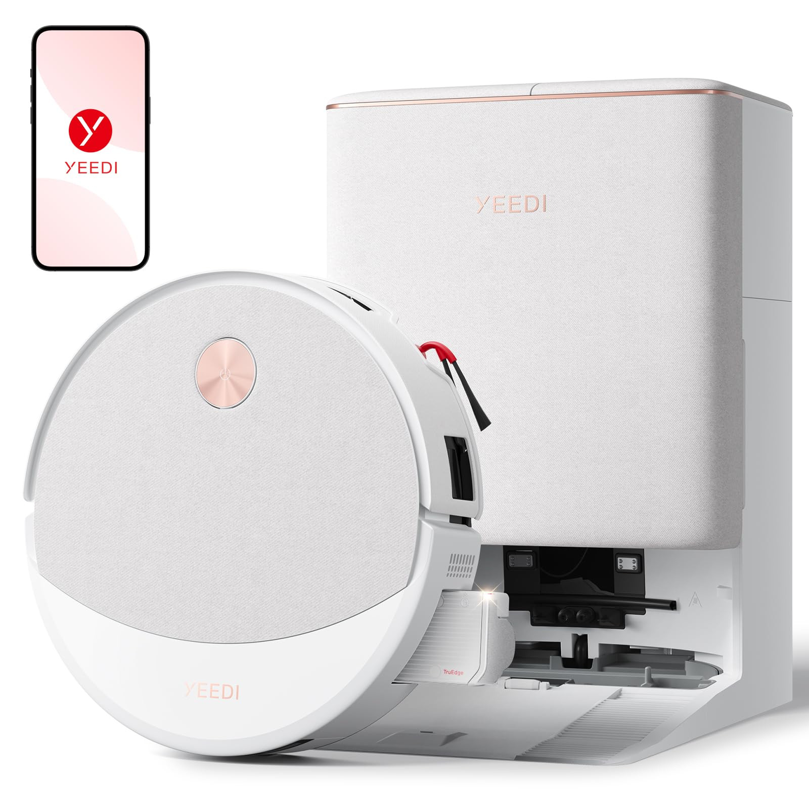 Yeedi M16 Infinity Robot Vacuum & Mop, 30000Pa Blast Suction, Infinity Runtime, Instant Self-Clea... | Amazon (US)