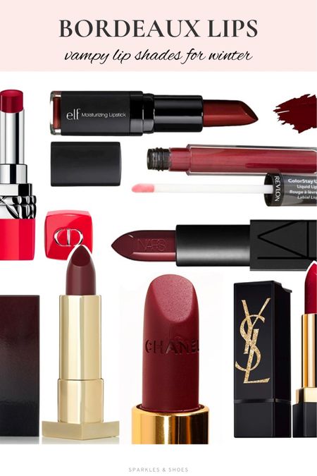 Really crushing on dark red lips for this season! Which of these vampy red lipstick shades is your favorite?

#beautytrend #redlips

#LTKunder50 #LTKbeauty #LTKSeasonal
