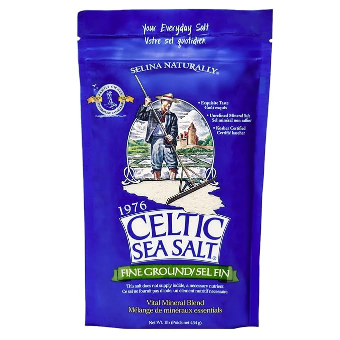 Celtic Sea Salt Fine Ground – Unrefined Mineral Salt, Sustainably Harvested, GMP Certified, Lab... | Amazon (US)