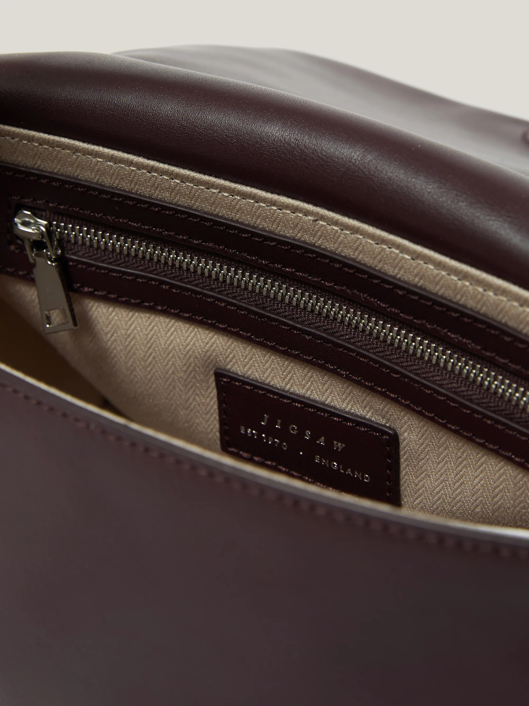 Soft Padded Crossbody | Oxblood | Jigsaw (UK)