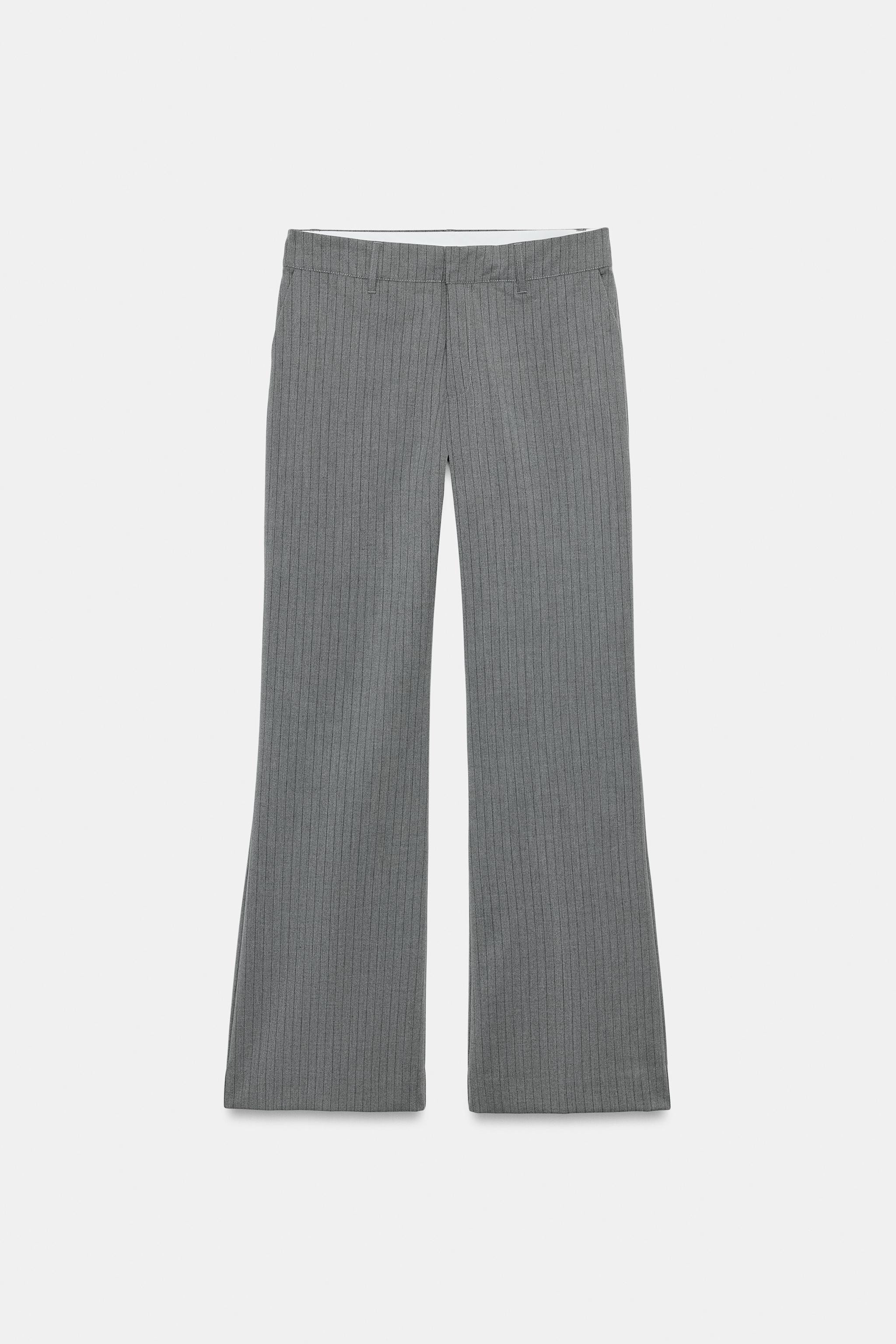 LOW-RISE PINSTRIPE PANTS | Zara Canada
