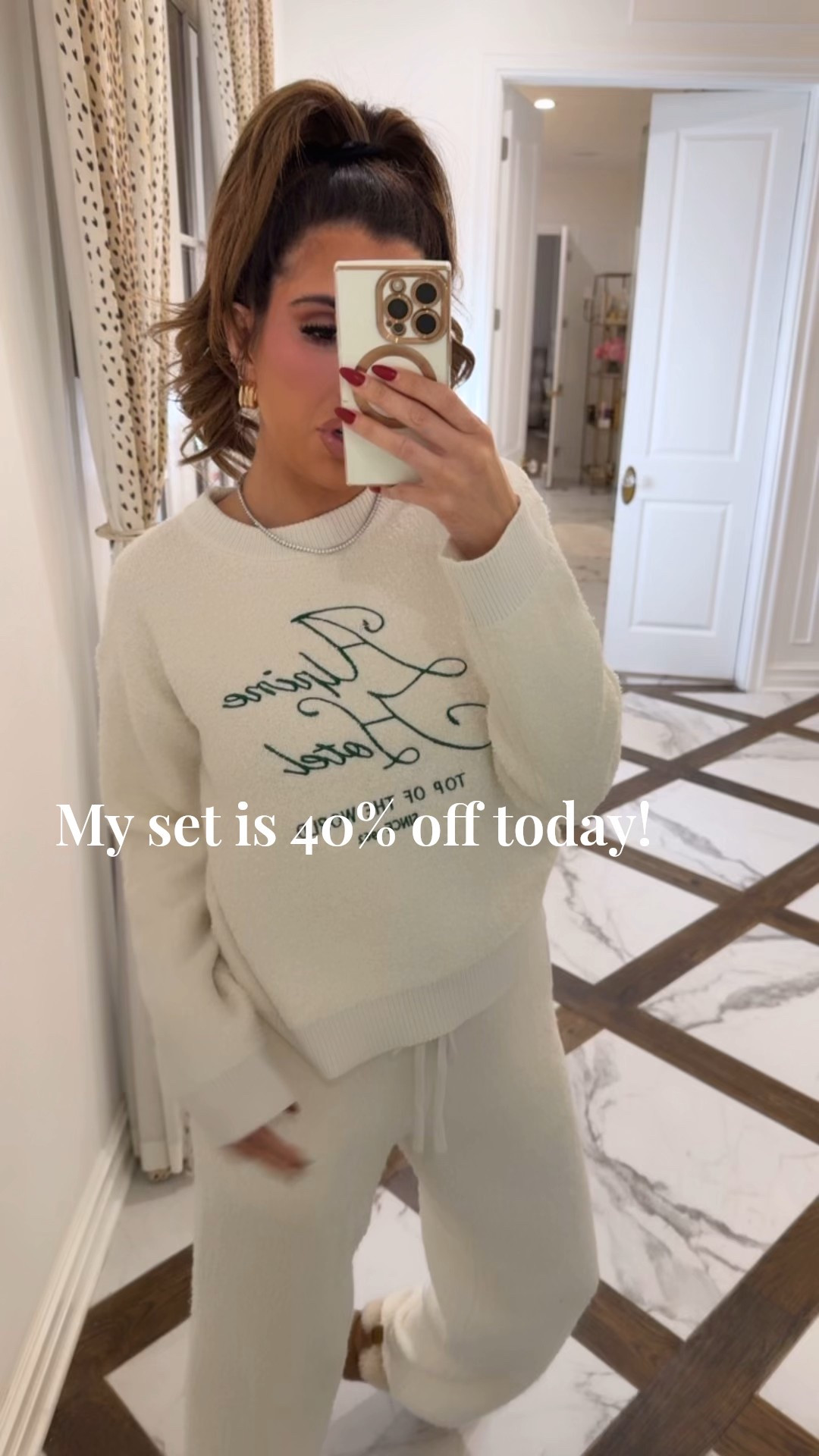 Run! Don’t walk. My recent target haul is all almost 40-50% off- so cheap! My Ugg lookalike shoes are on sale for $24. Wearing a medium in this set so I can wear all winter with growing bump. Normally I would be a size small!

#LTKSaleAlert #LTKCyberWeek #LTKmomlife