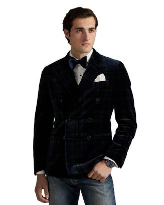 Polo Ralph Lauren Polo Tailored Plaid Velvet Jacket  | Bloomingdale's Men | Bloomingdale's (US)