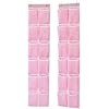 Simple Houseware 24 Pockets - 2PK 12 Large Pockets Over Door Hanging Shoe Organizer, Pink (58'' x... | Amazon (US)