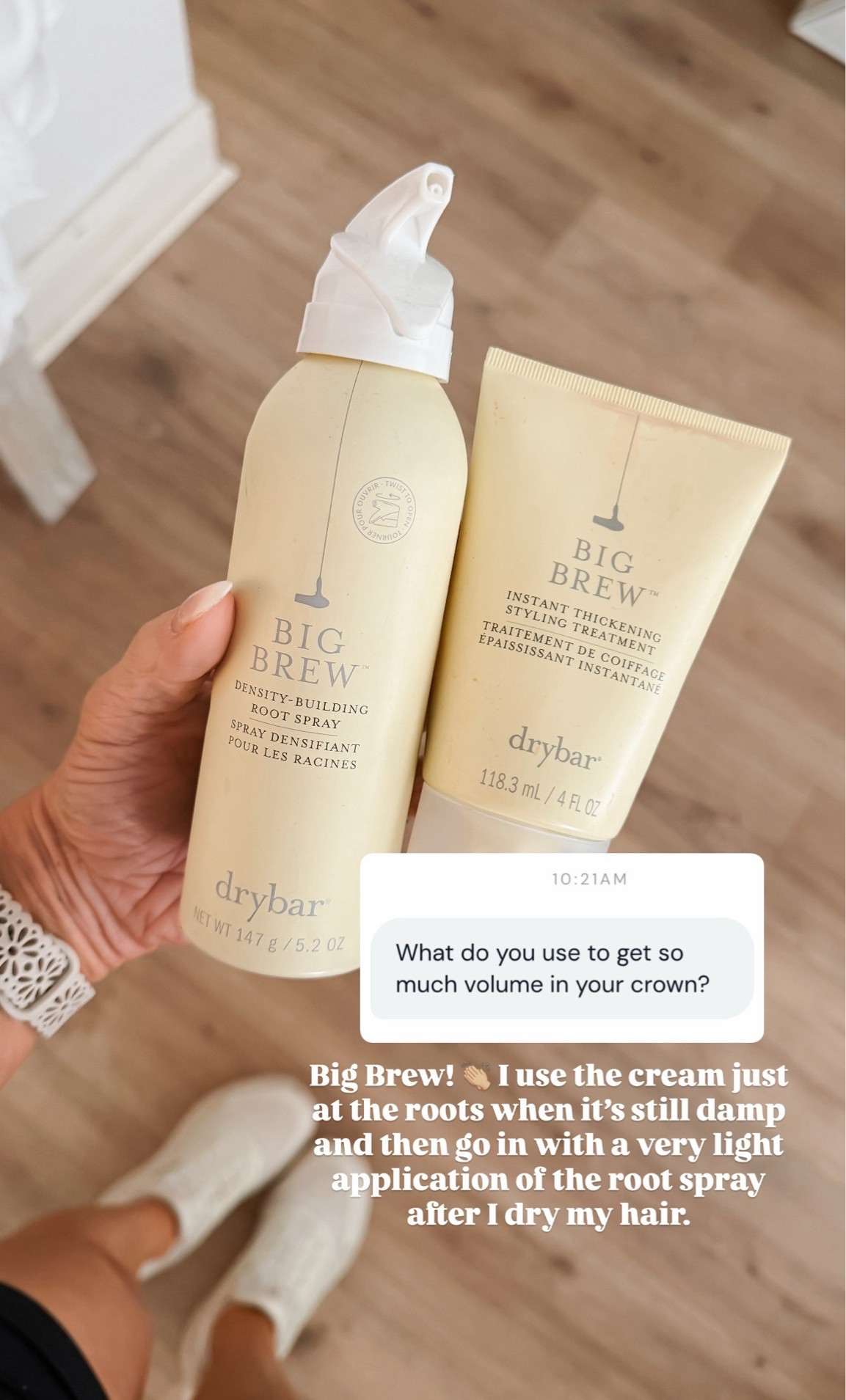 My two-step method for getting volume at the crown of my hair. 

Hair care, hair styling, aging hair, thinning hair, voluminous hair hack

#LTKselfcare #LTKOver40 #LTKBeauty