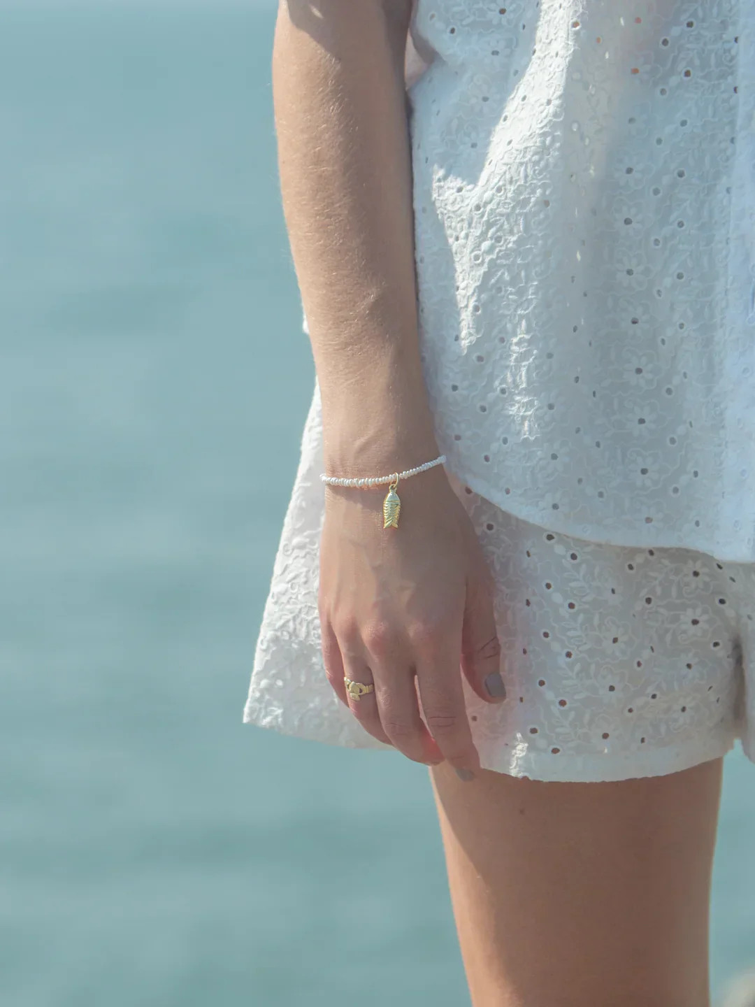 Fish Charm in Gold | Over The Moon