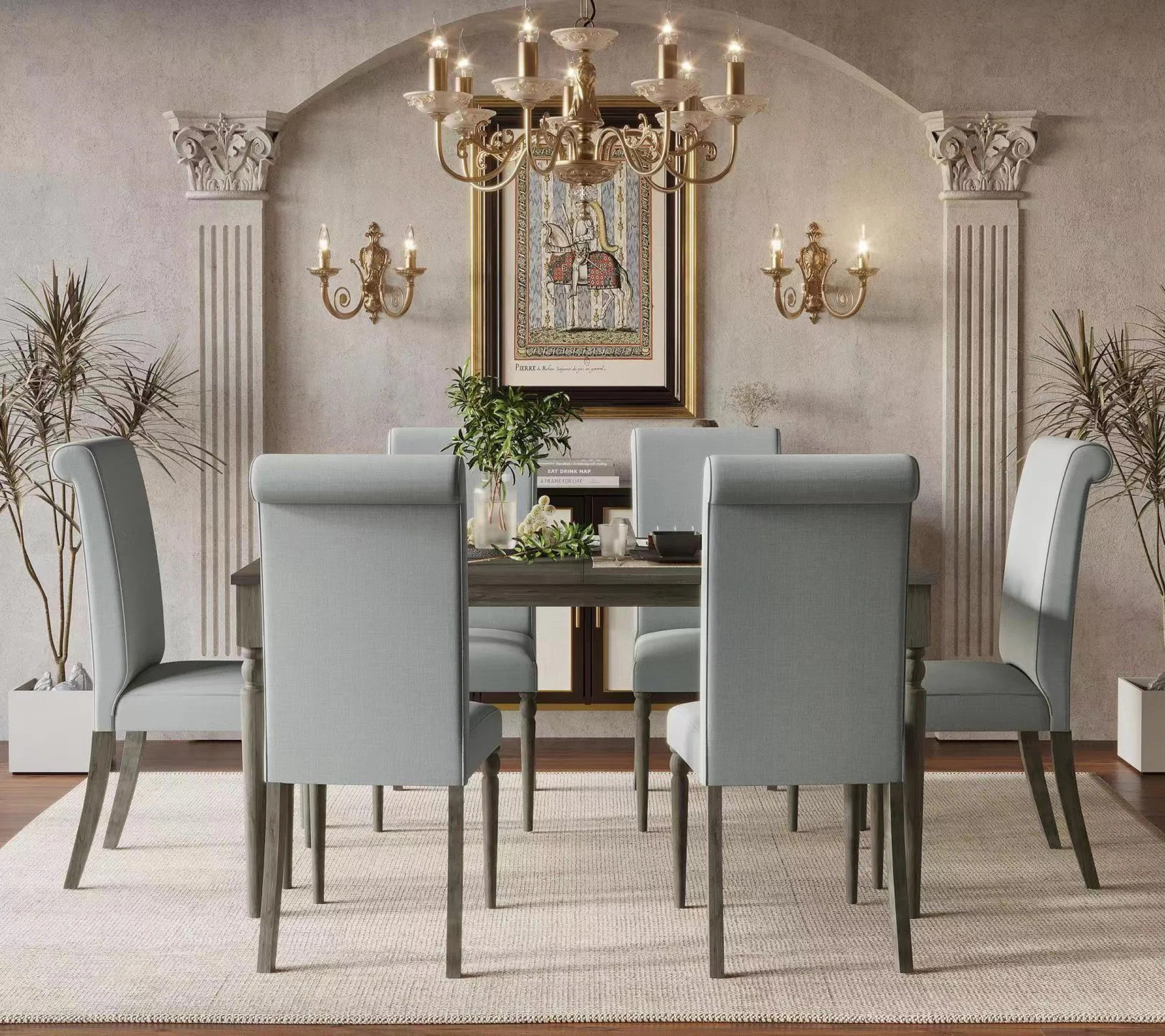 Alajuwon 6 - Person Dining Set | Wayfair North America
