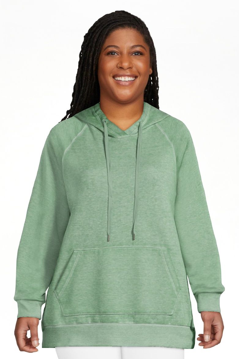 Time and Tru Women's Garment Washed Pullover Hoodie, Sizes S-3XL | Walmart (US)