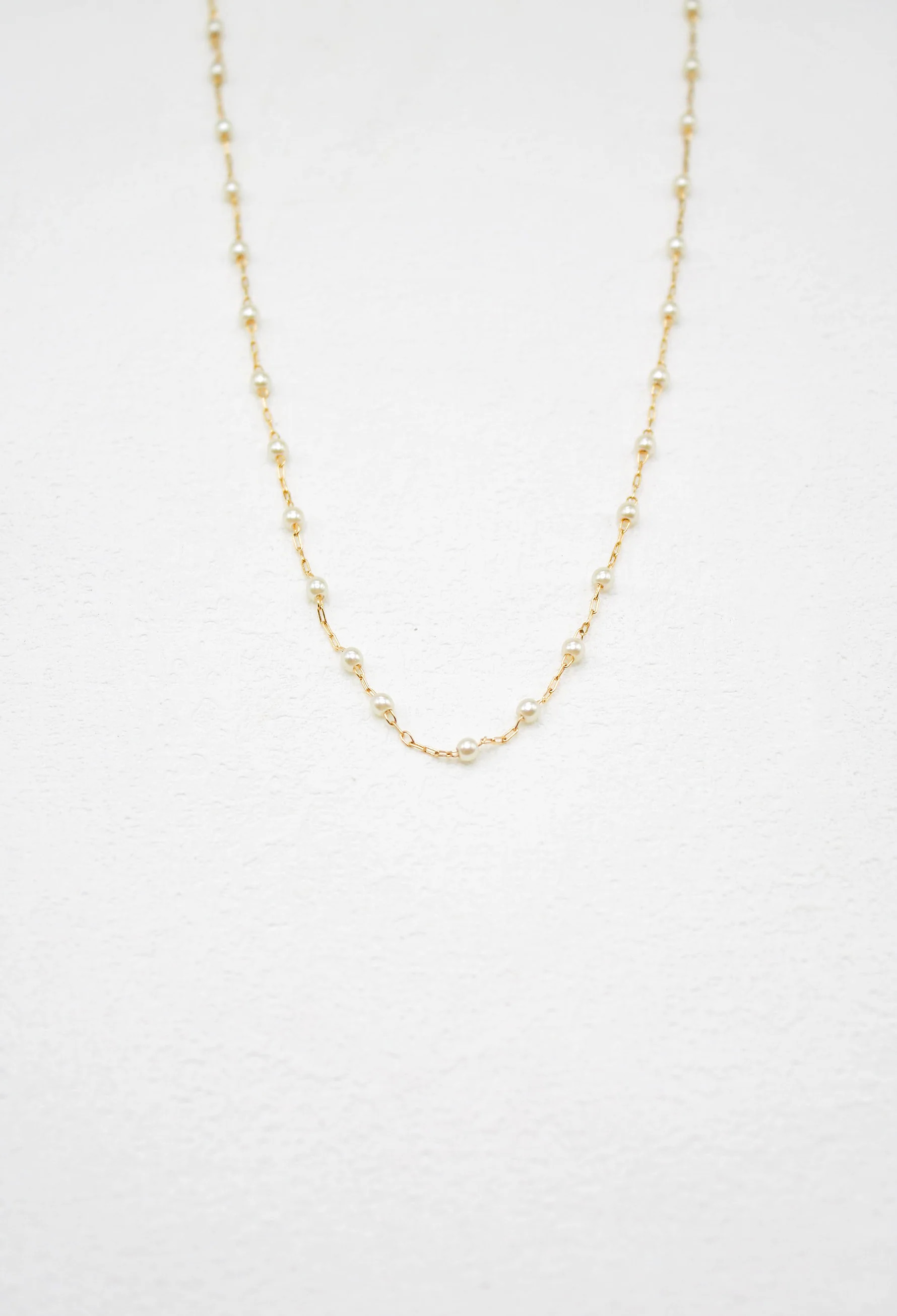 Petite Pearl Chain - 18k Gold Filled Jewelry by Apelila | Apelila Jewelry