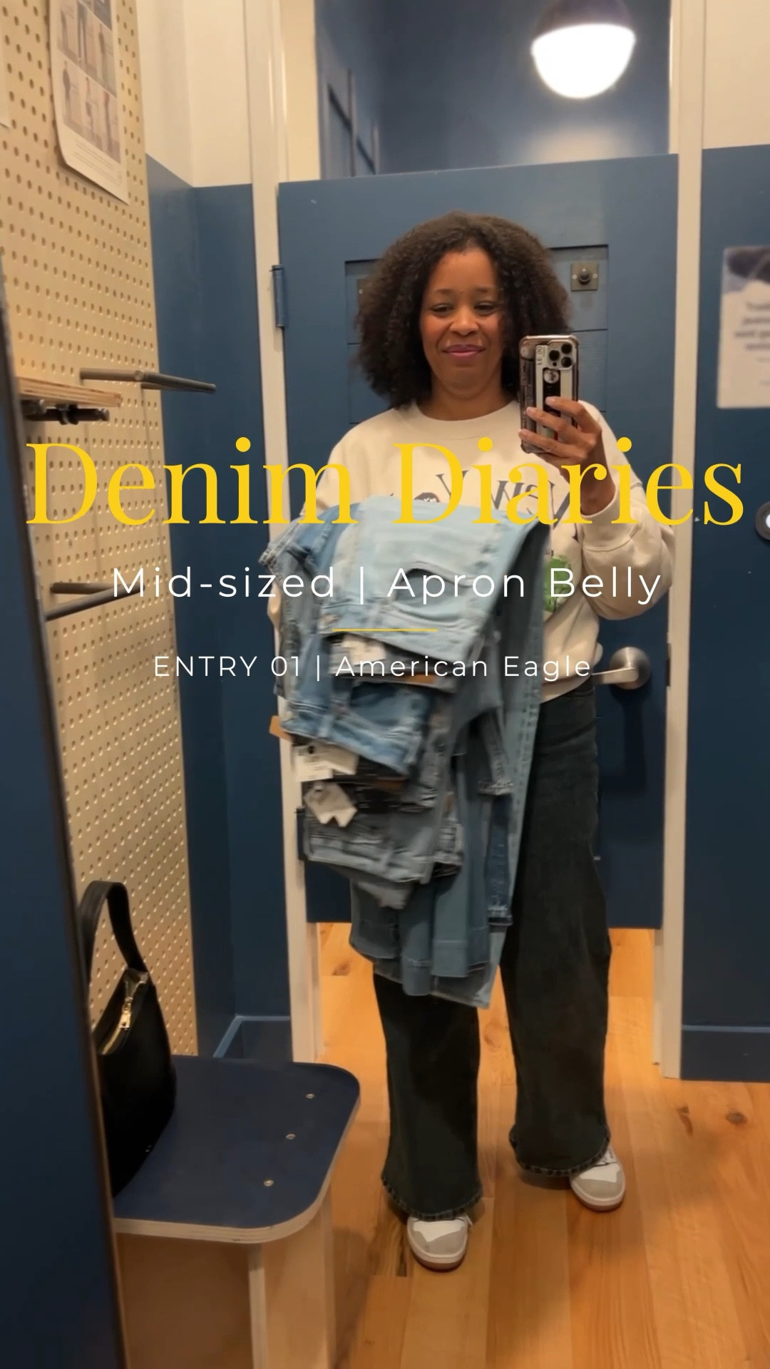 Denim Diaries: American Eagle
Searching for the best pair of jeans for my mid-sized,apron belly. 

#LTKMidsize #LTKOver40 #LTKvlog