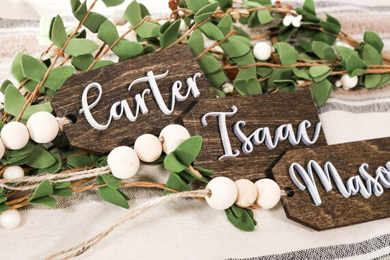 Personalized Stocking Tags Wooden Name Tag Custom Wood Tag | Etsy | Etsy (US)