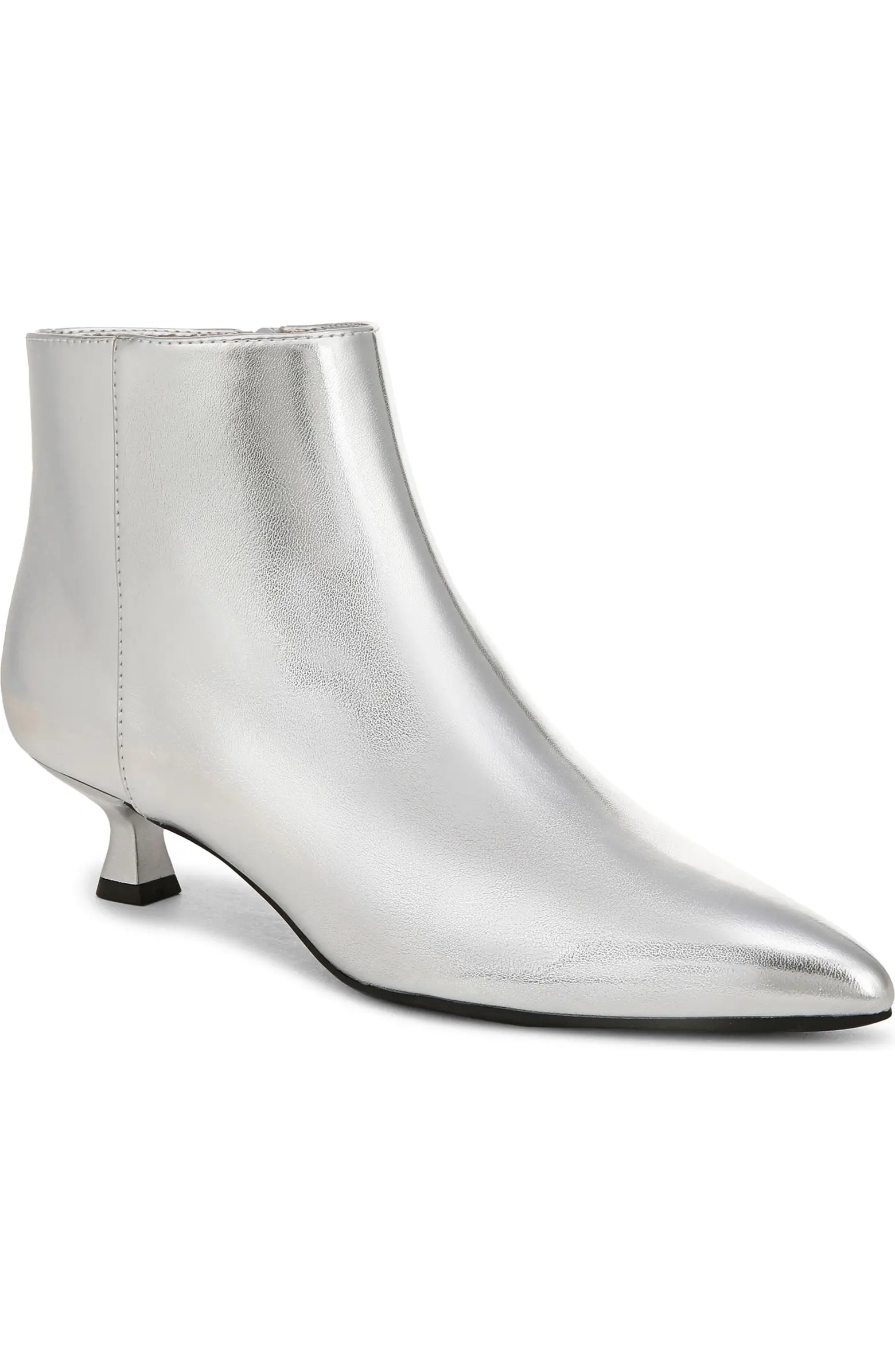 Maya Pointed Toe Kitten Heel Bootie (Women) | Nordstrom