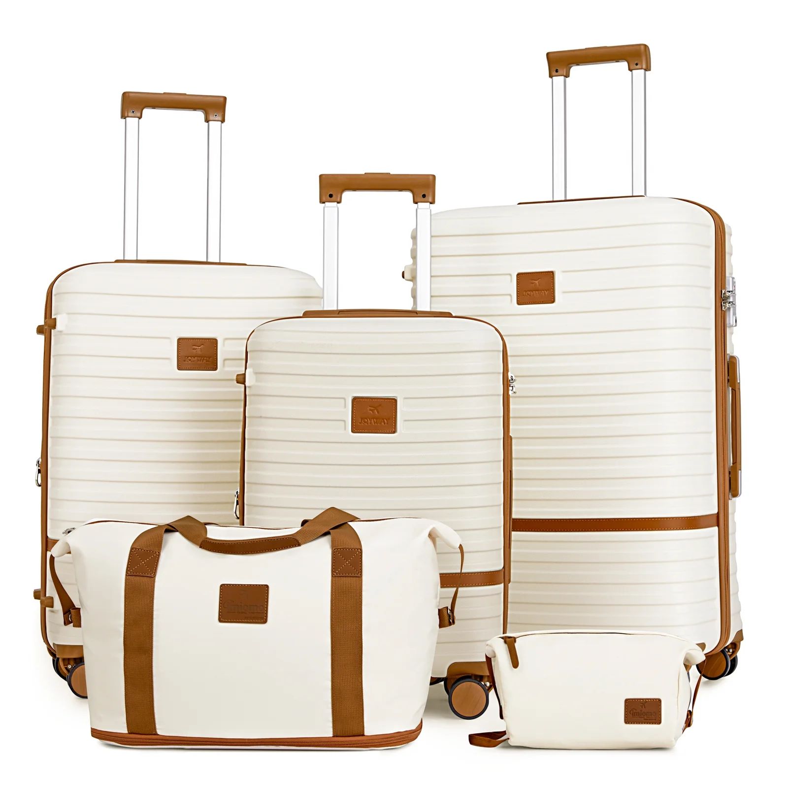 Joyway Hardside Luggage Set 5-Piece Set &TSA Lock （Expandable Suitcase20"24"）28-in Checked Lu... | Walmart (US)
